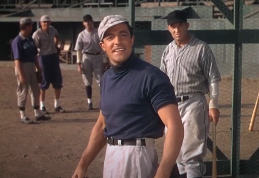 Gene Kelly in Take Me Out To The Ball Game playing baseball