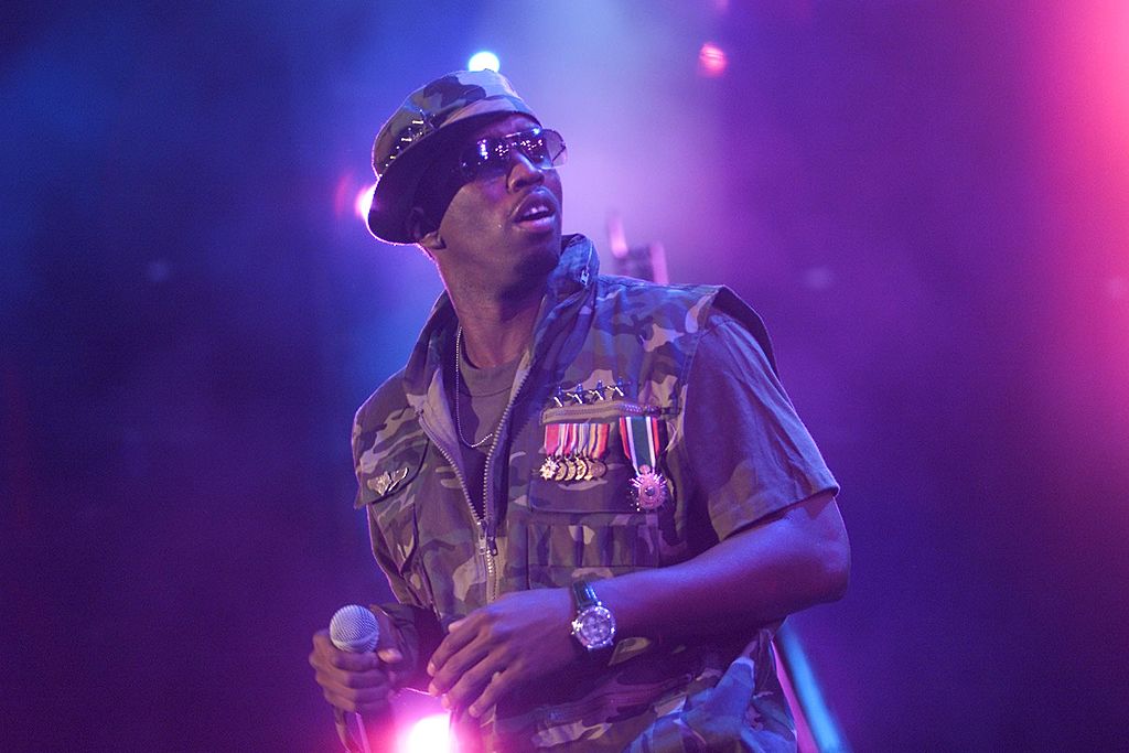 P. Diddy onstage performing at the United We Stand: What More Can I Give?