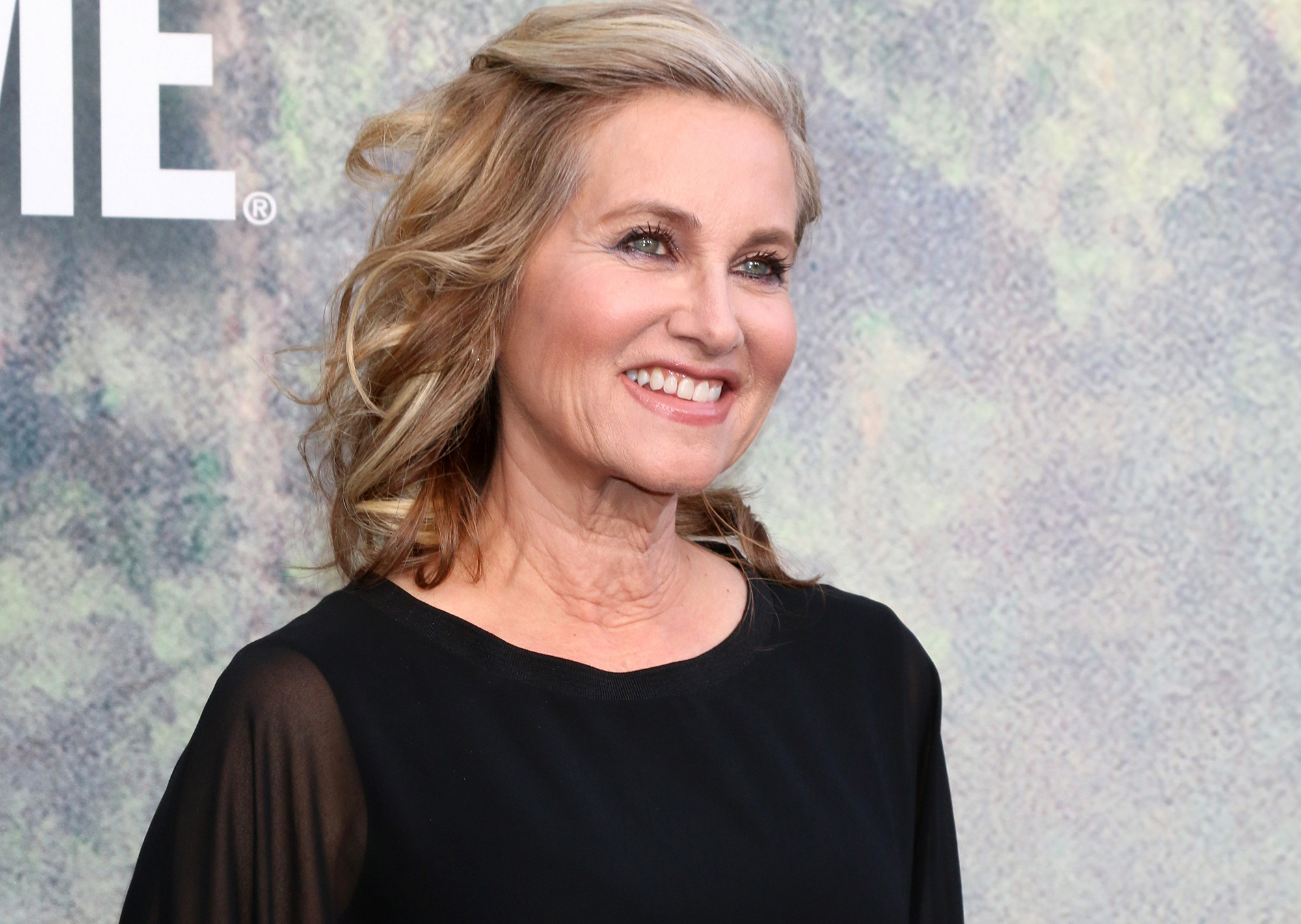 Maureen McCormick looking at the camera