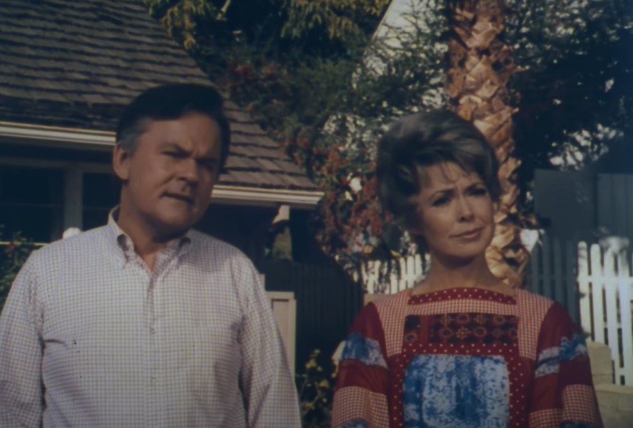 Bob Crane As Charlie McCready and wife in the movie
