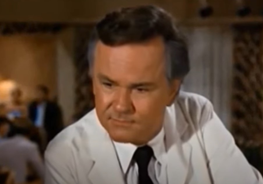 bob crane in the love boat in white suit