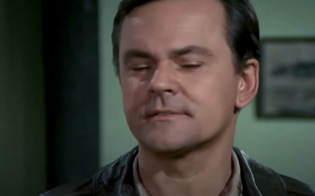 Bob Crane in Hogan's Heroes wearing uniform 