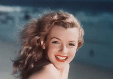 American actress Marilyn Monroe.