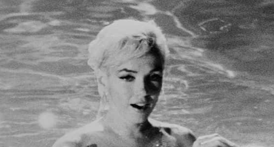 Marilyn Monroe Swimming Nude.