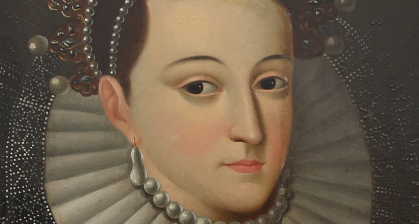 Portrait of Marina Mniszech in the National Museum of Lithuania