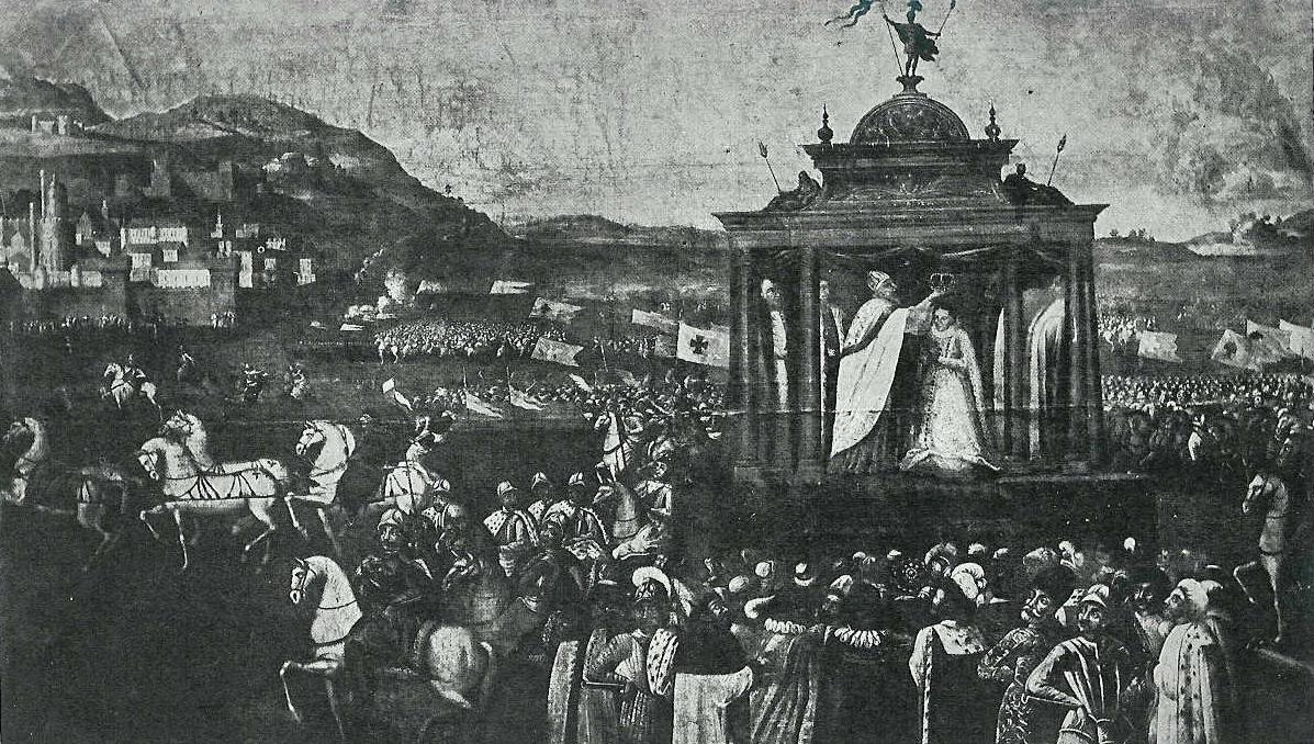 Coronation Of Maryna Mniszech In Moscow By Tommaso Dolabella