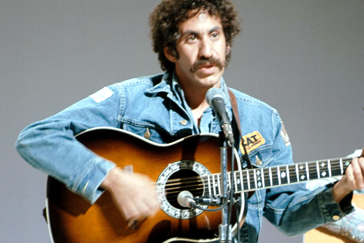 Photo of Jim Croce Playing The Guitar
