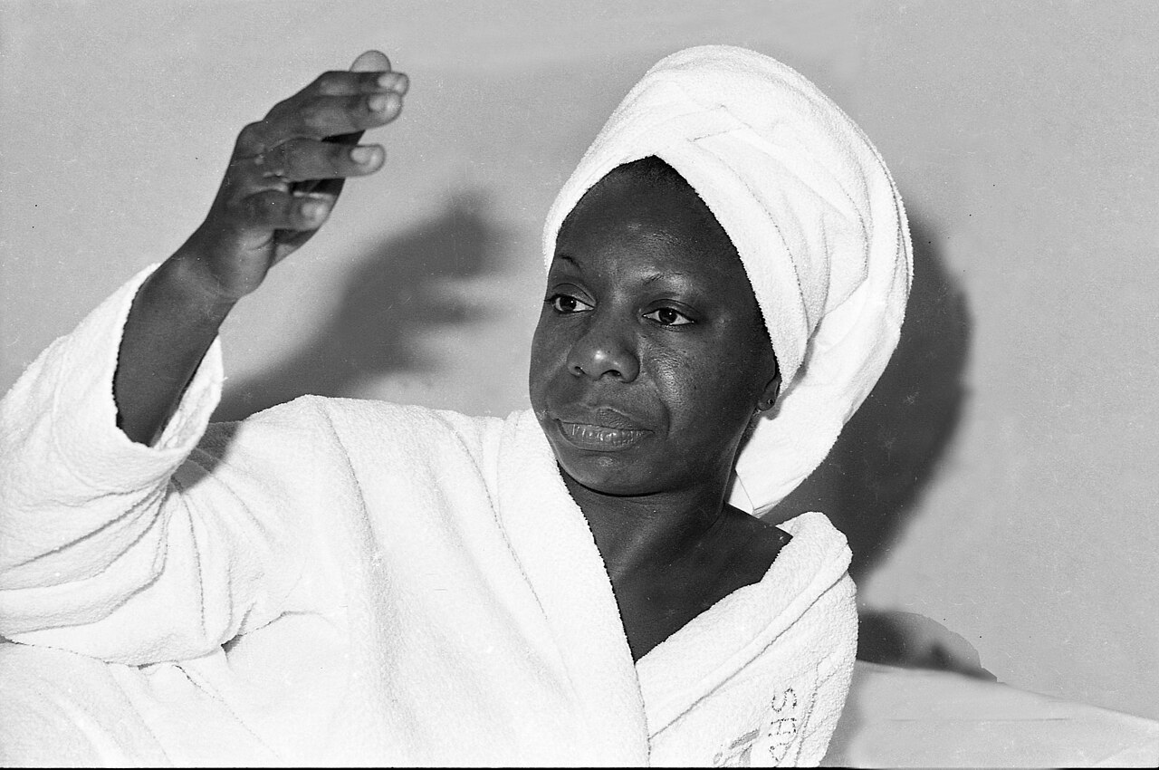 Singer Nina Simone Arrived In Israel