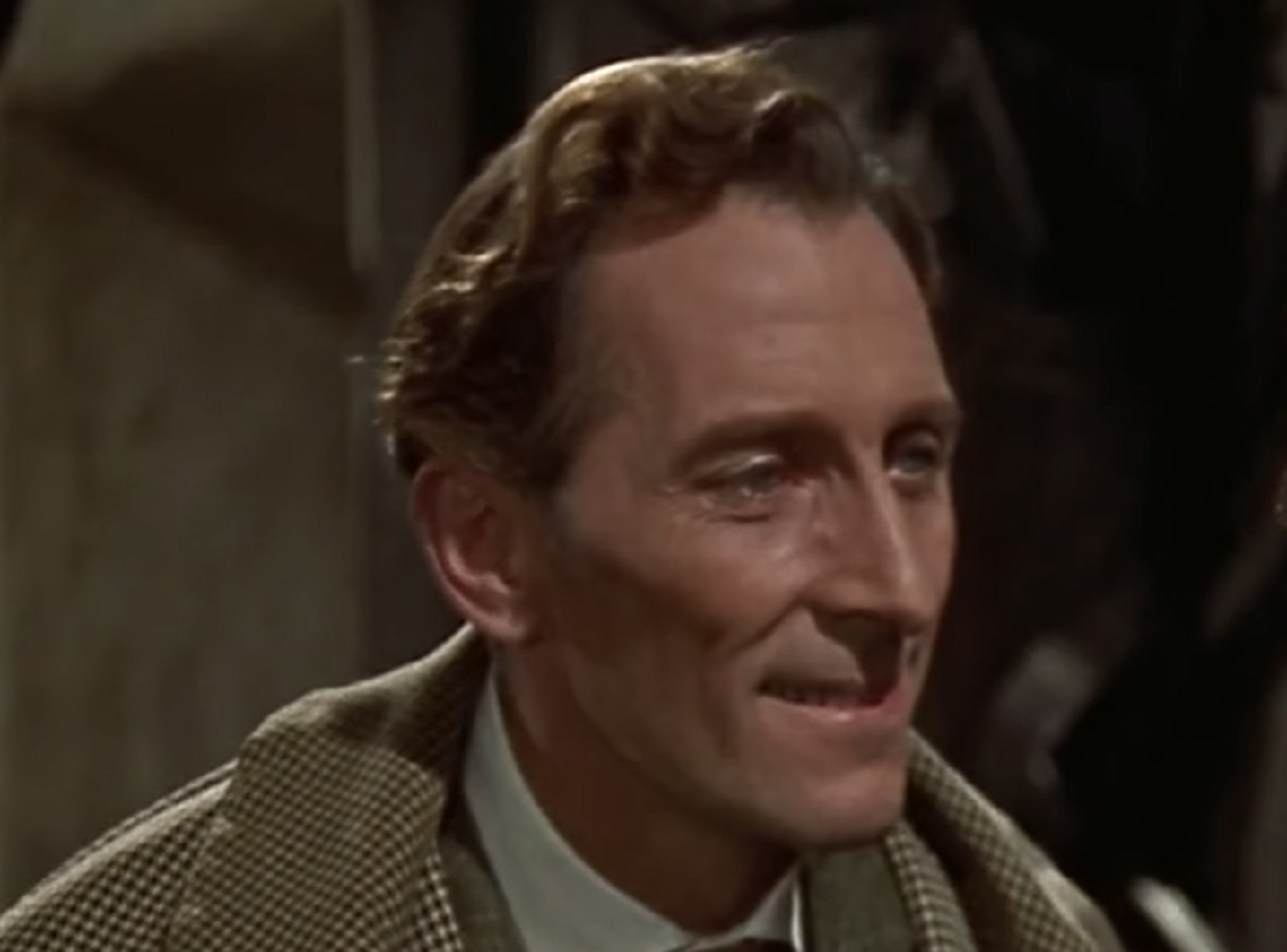 Peter Cushing in The Hound Of The Baskervilles (1959)