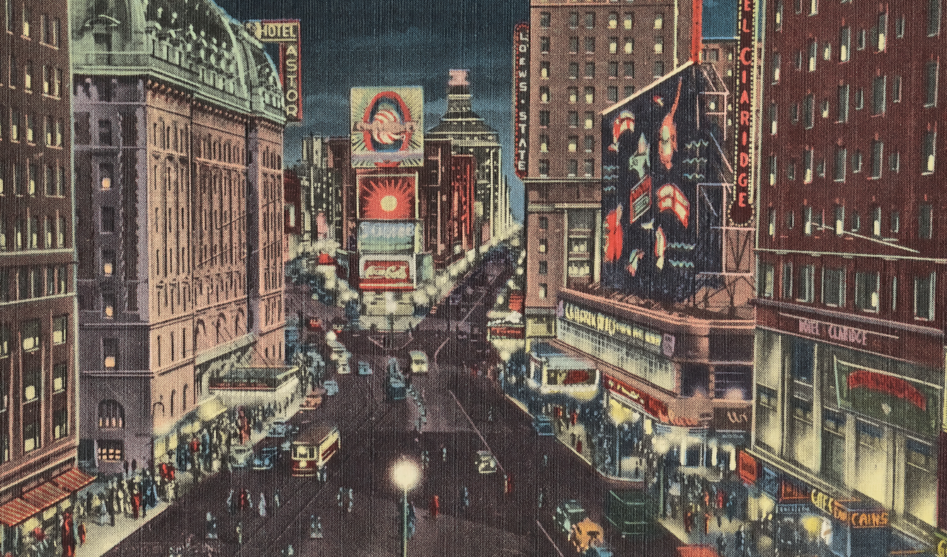 Times Square at Night, New York City