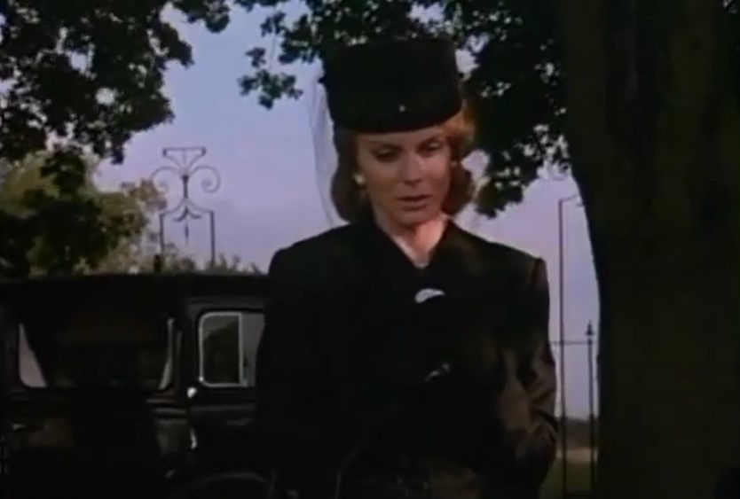 Ann-Margret Ann Arden Grenville fictionalized version of Ann Woodward at a funeral