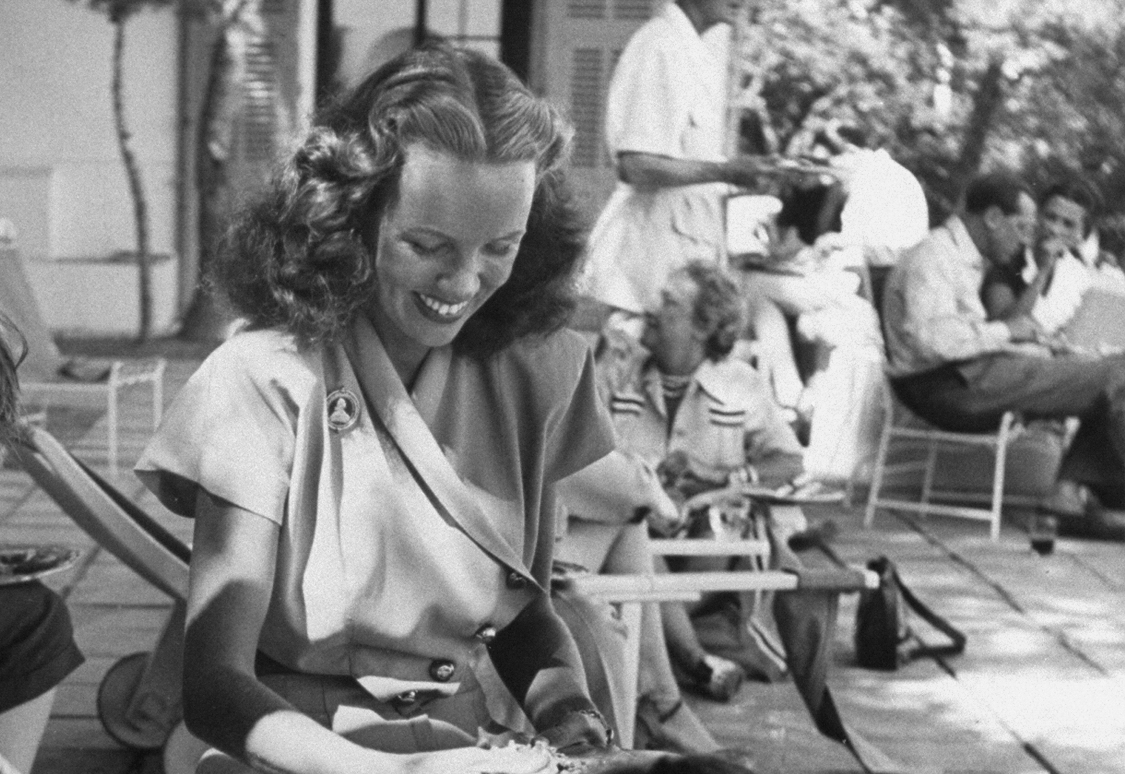 Ann Woodward at an event