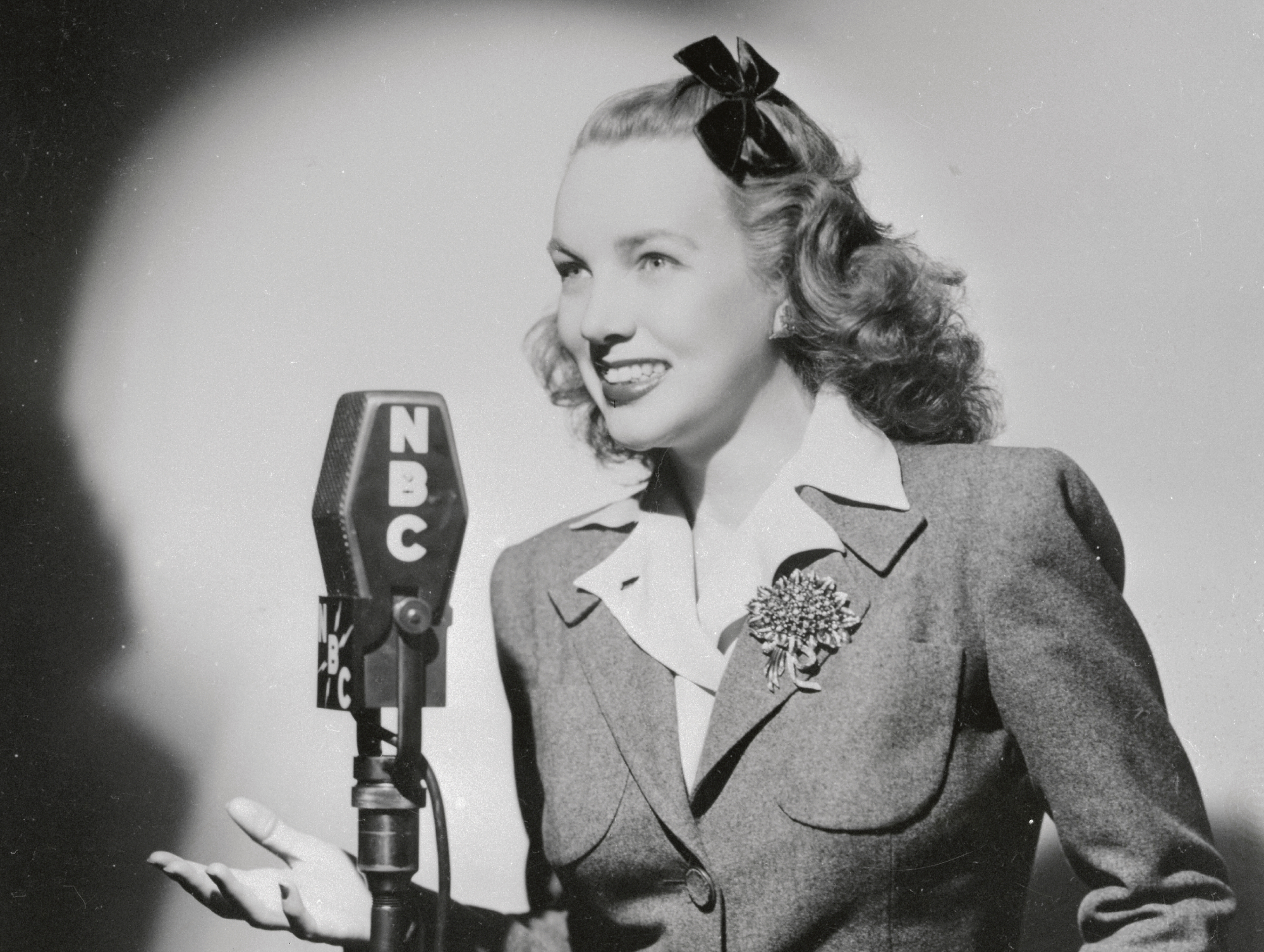 Ann Eden Woodward at radio show