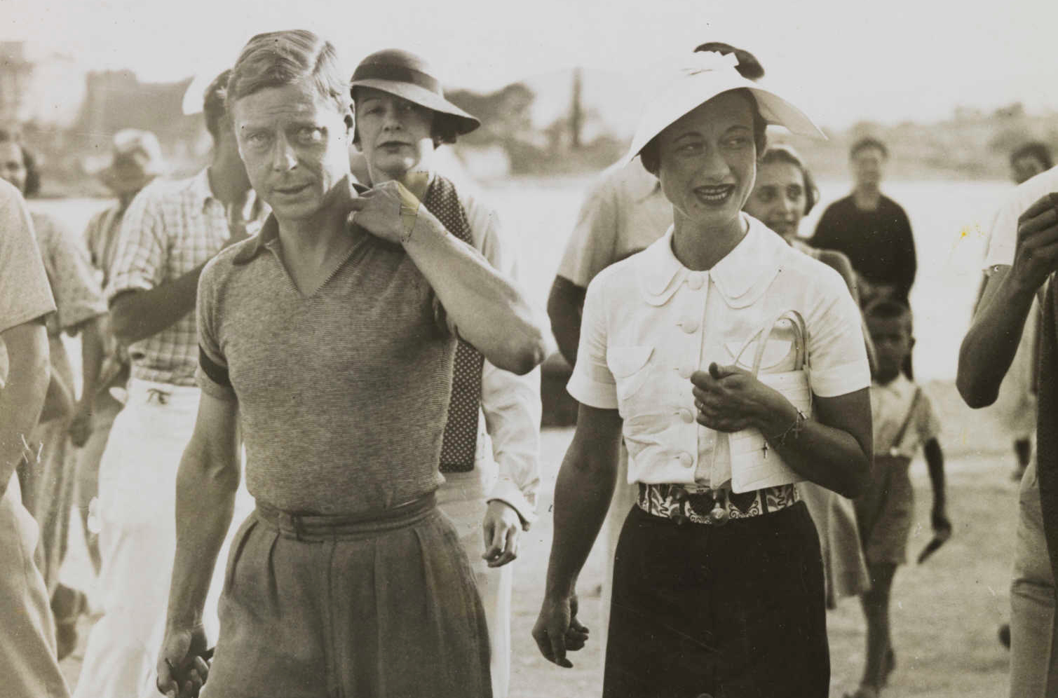King Edward VIII and Mrs Simpson on holiday
