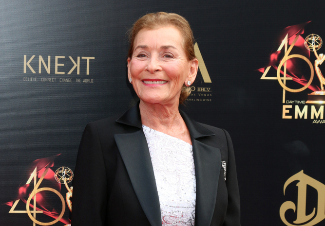 Judge Judy Sheindlin at the Daytime Emmy Awards at Pasadena Convention Center in Pasadena