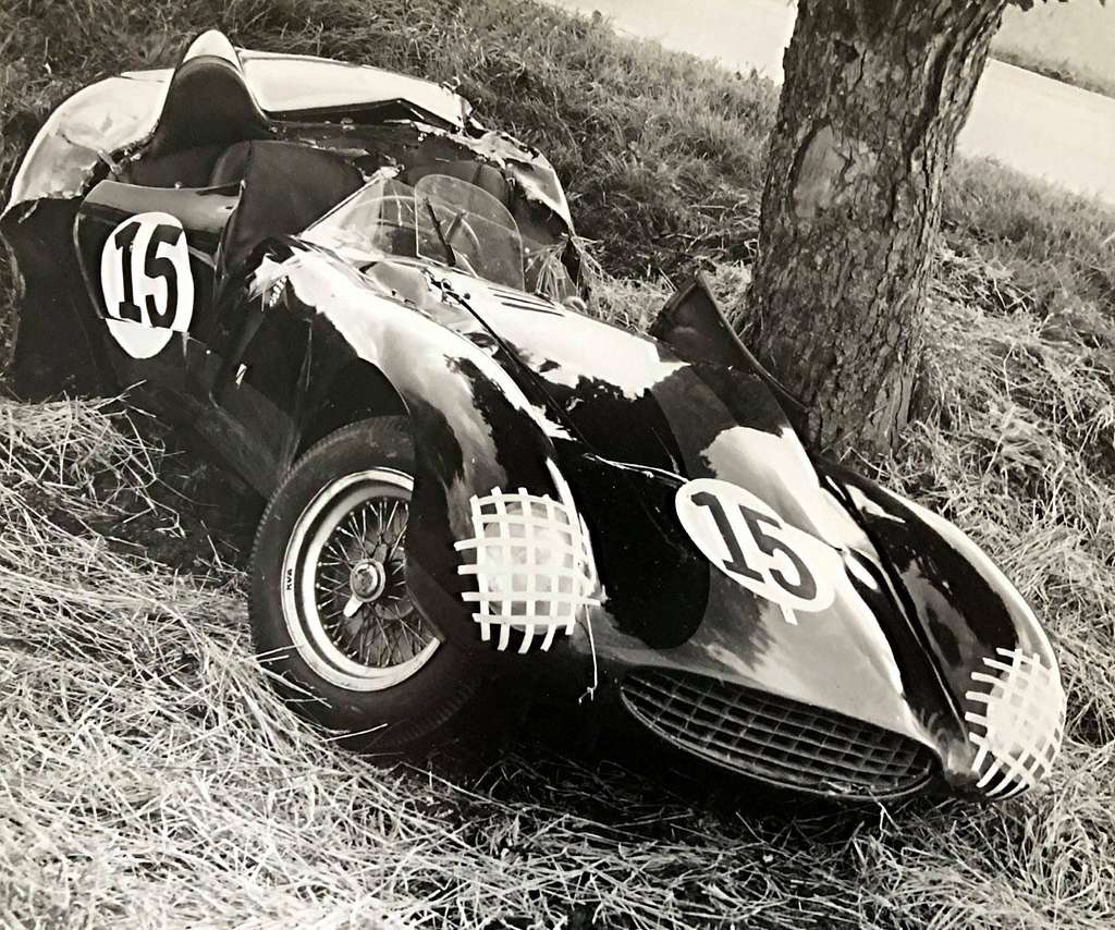 Kristianstad-Ferrari-750 crushed - 1957