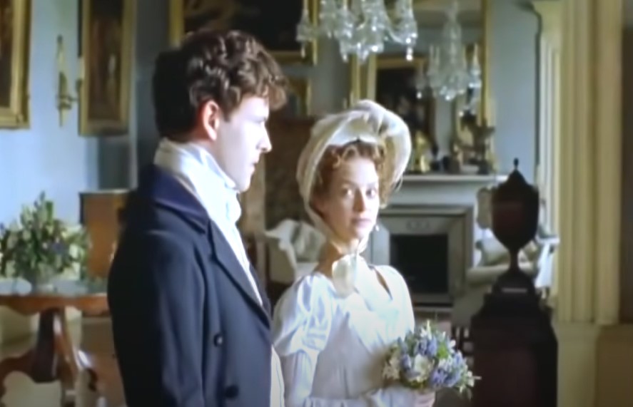 Julie Cox as Annabella Milbanke, Lady Byron  at her  wedding