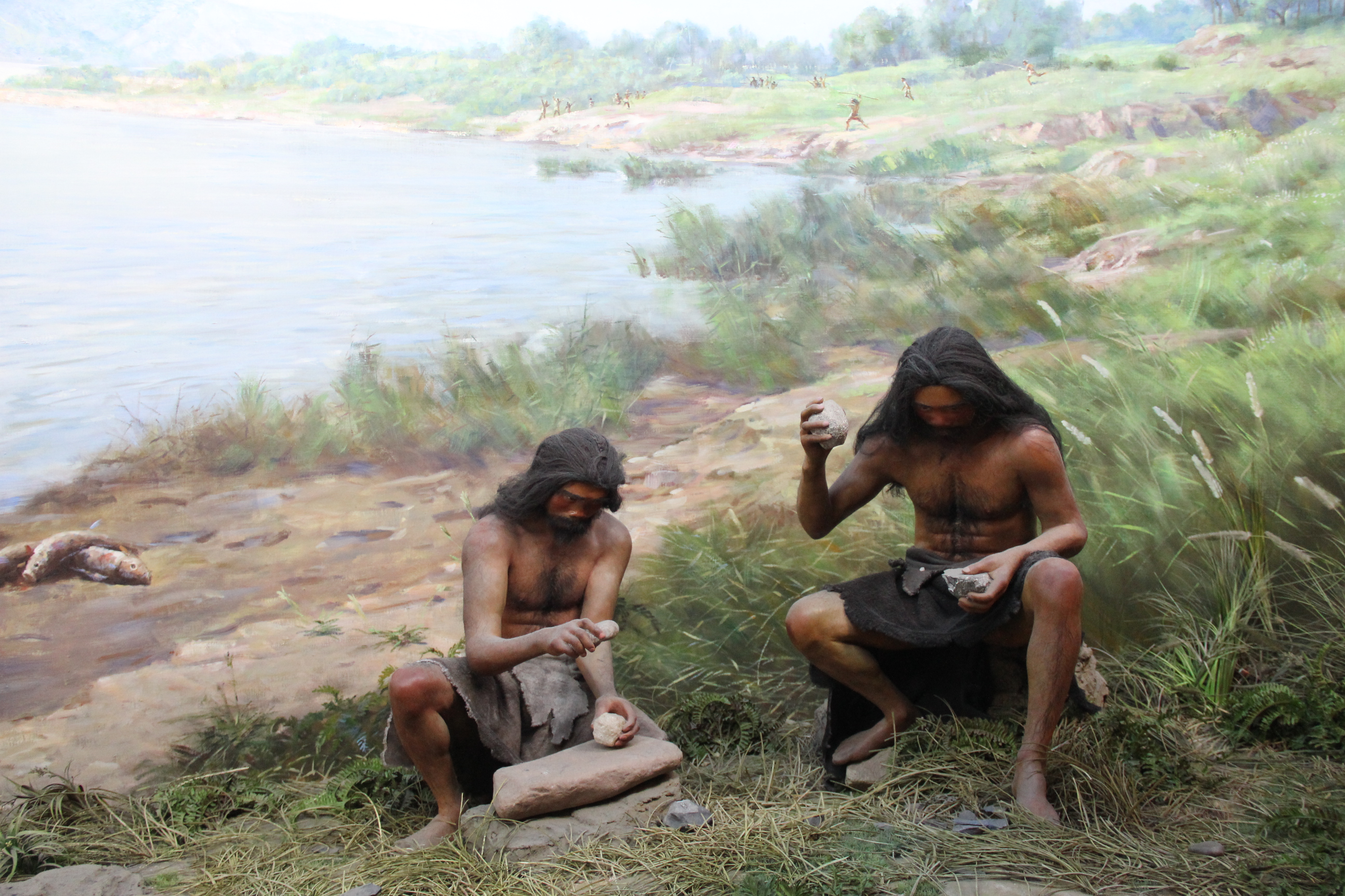 Paleolithic Man Diorama