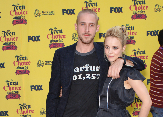 RACHEL McADAMS & RYAN GOSLING at the 2005 Teen Choice Awards at Universal Amphitheatre, Hollywood