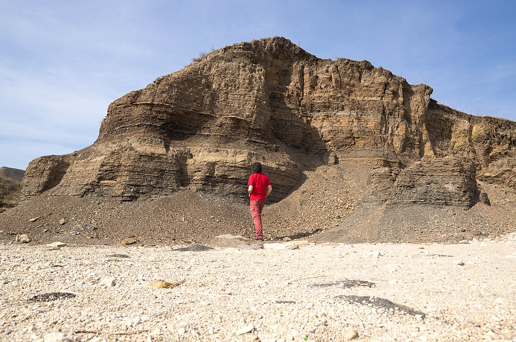 Deposits. The geology of Taganrog Bay in Azov Sea, Russia.