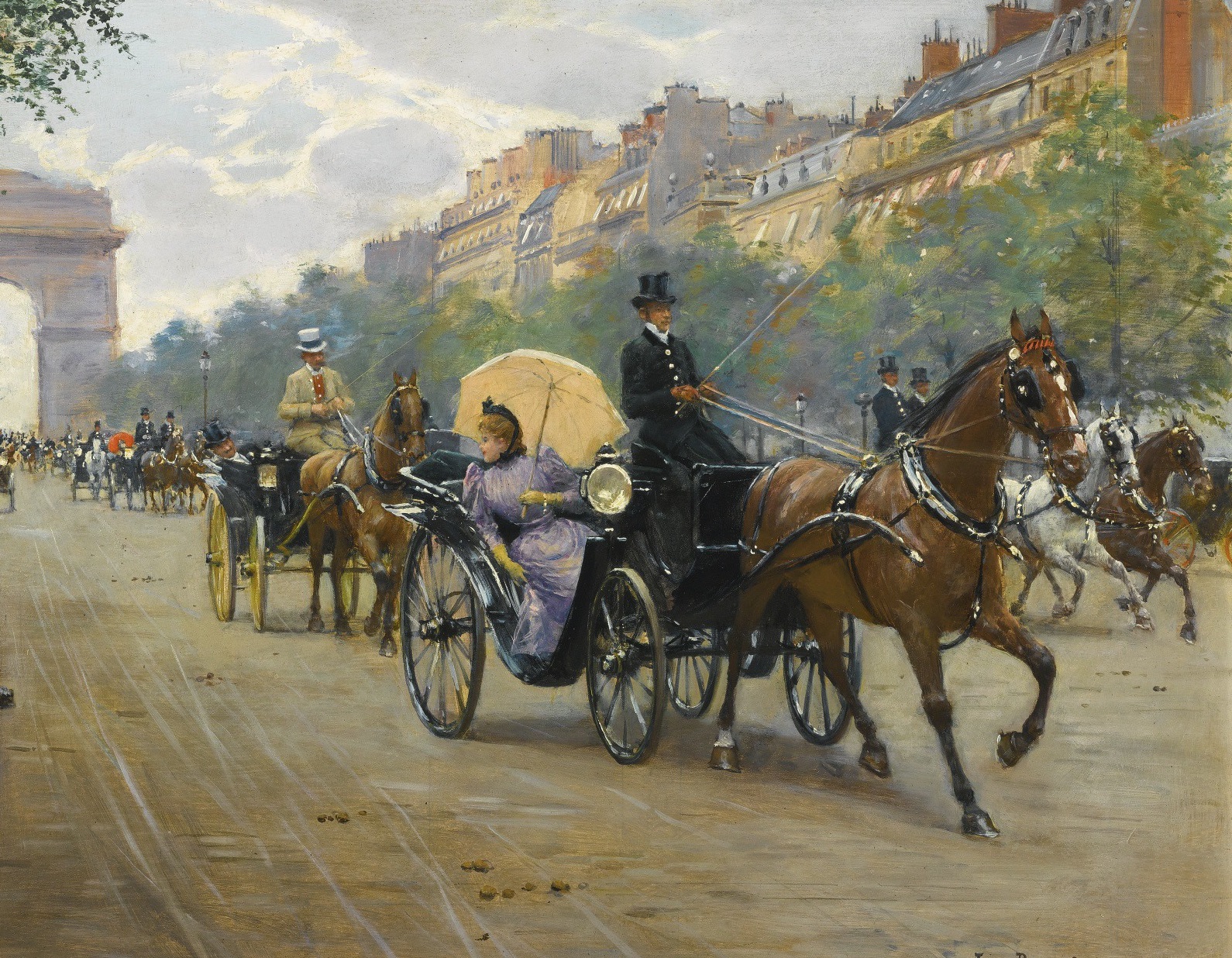 Scene on the Champs-Élysées - 2016