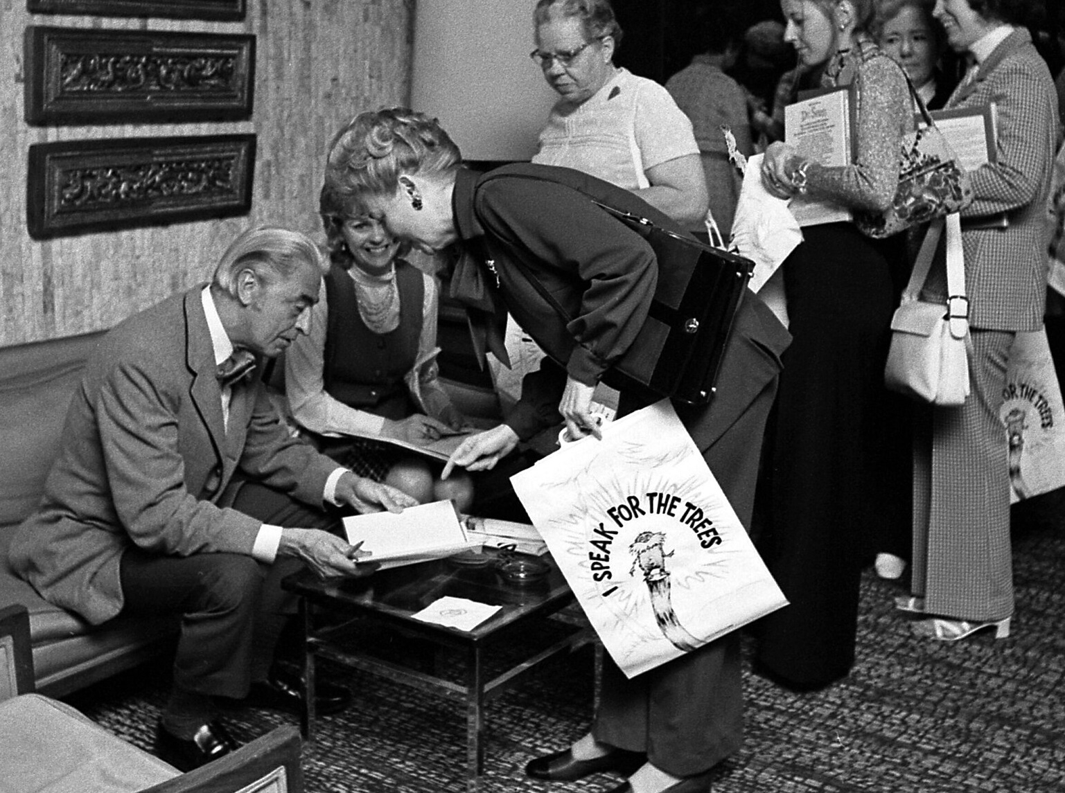 Dr. Seuss Signing Books - 1974