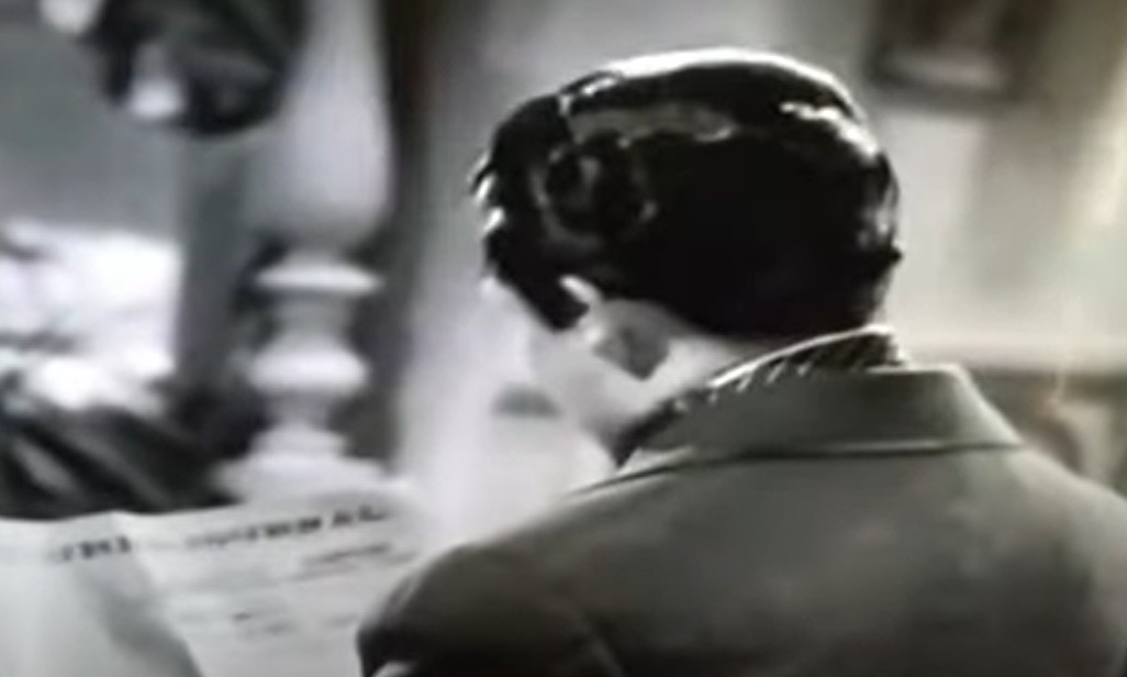 Screenshot from the movie The Toast of New York (1937), actor Cary Grant as Edward Stiles Stokes
