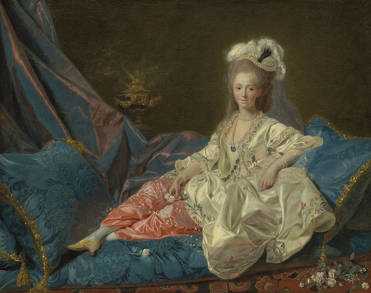 Portrait of Mademoiselle Duthé, mistress of the Comte d'Artois - 1779