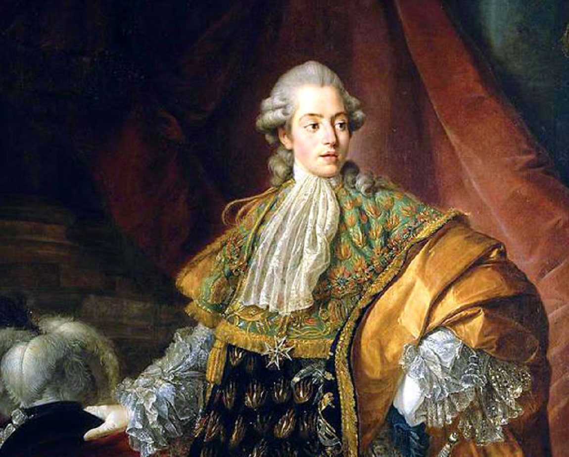 Portrait of Charles-Philippe de France looking at side - 1775