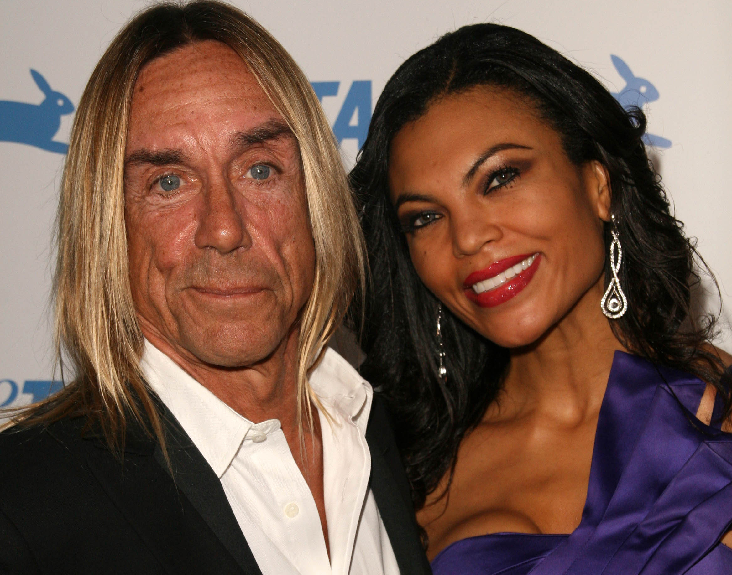 Iggy Pop, Nina Alu at event facing the camera