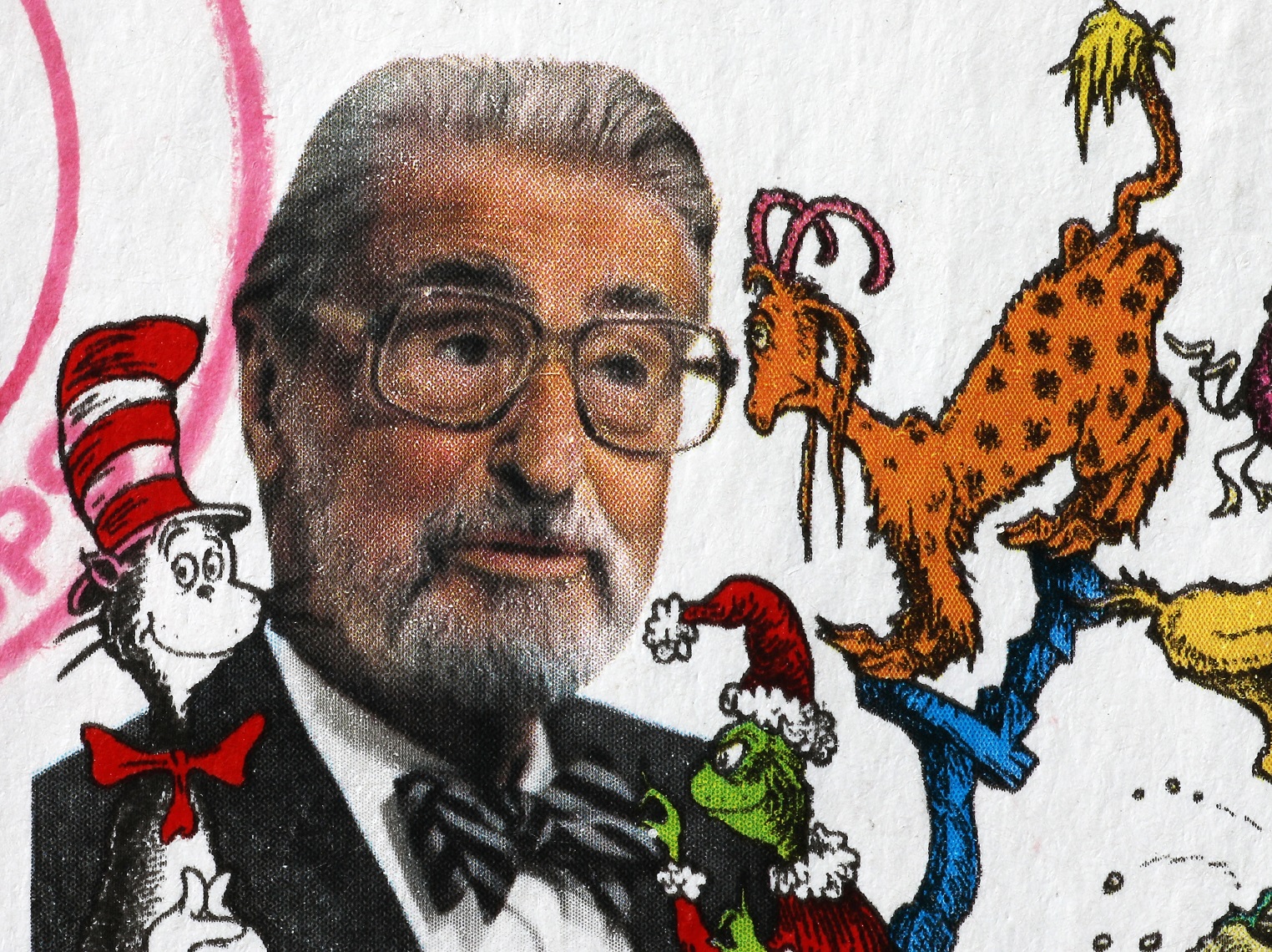 Theodor Seuss Geisel on american postage stamp - 2021