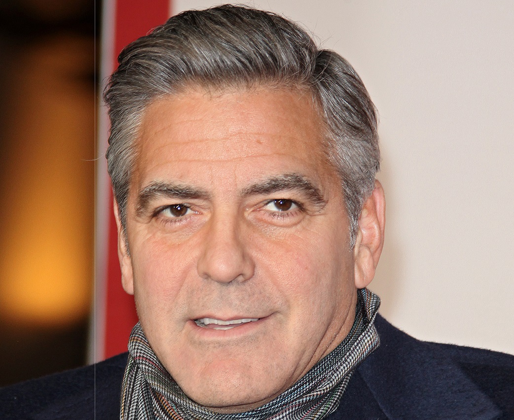 George Clooney attends 'the monuments men' UK film premiere - 2014