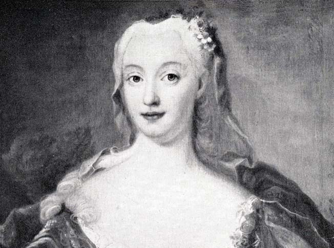 Portrait Painting of Hedwig Taube von Hessenstein mistress of King Frederick of Sweden