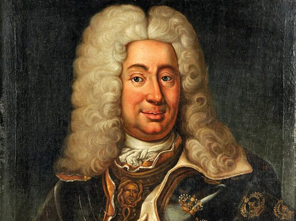 Portrait of Frederick I of Sweden (1676-1751), husband of Ulrika Eleonora I of Sweden (1688-1741)