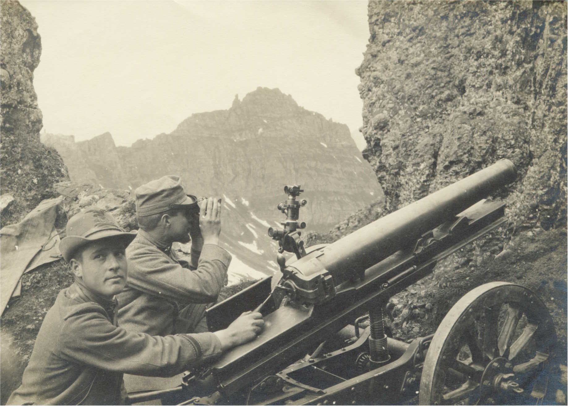 Italian mountain artillery troops in WW1