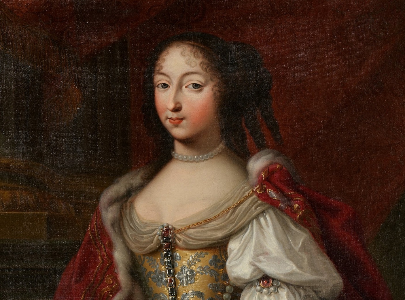 Portrait of Françoise Madeleine d'Orléans, Duchess of Savoy