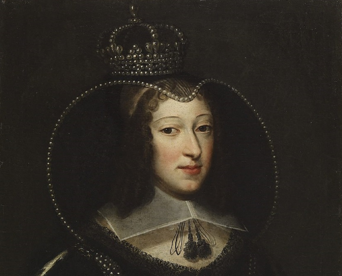 Portrait of Christine of France Duchess of Savoy - circa 1640
