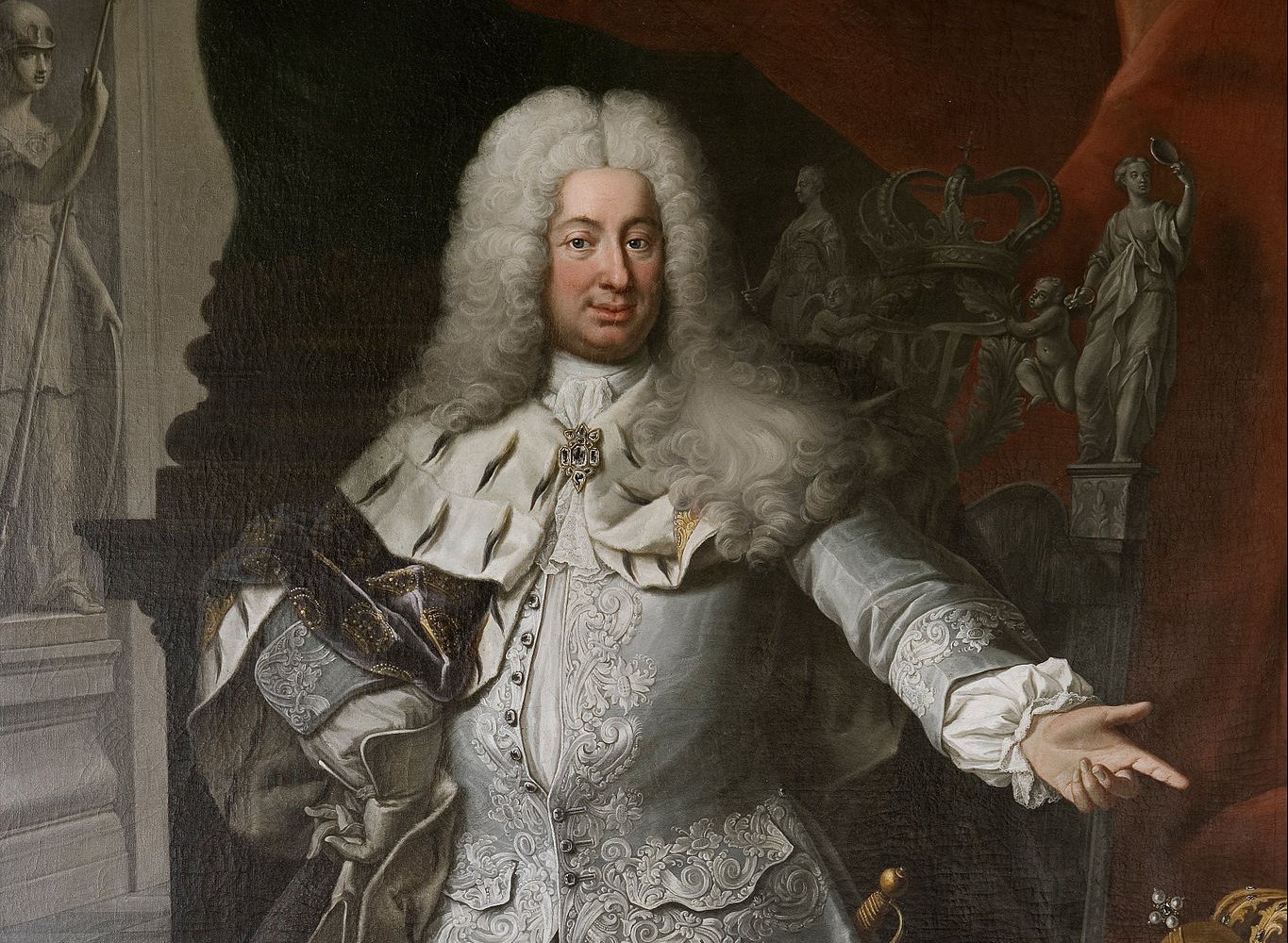 Portrait Painting of Fredrik I, King of Sweden