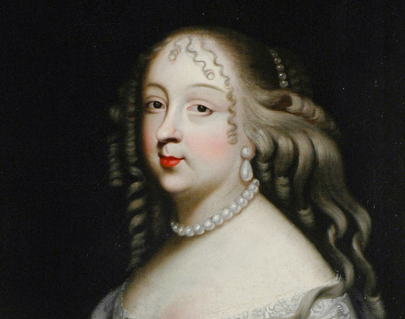 Portrait of Marie Jeanne of Savoy - circa 1665-1675