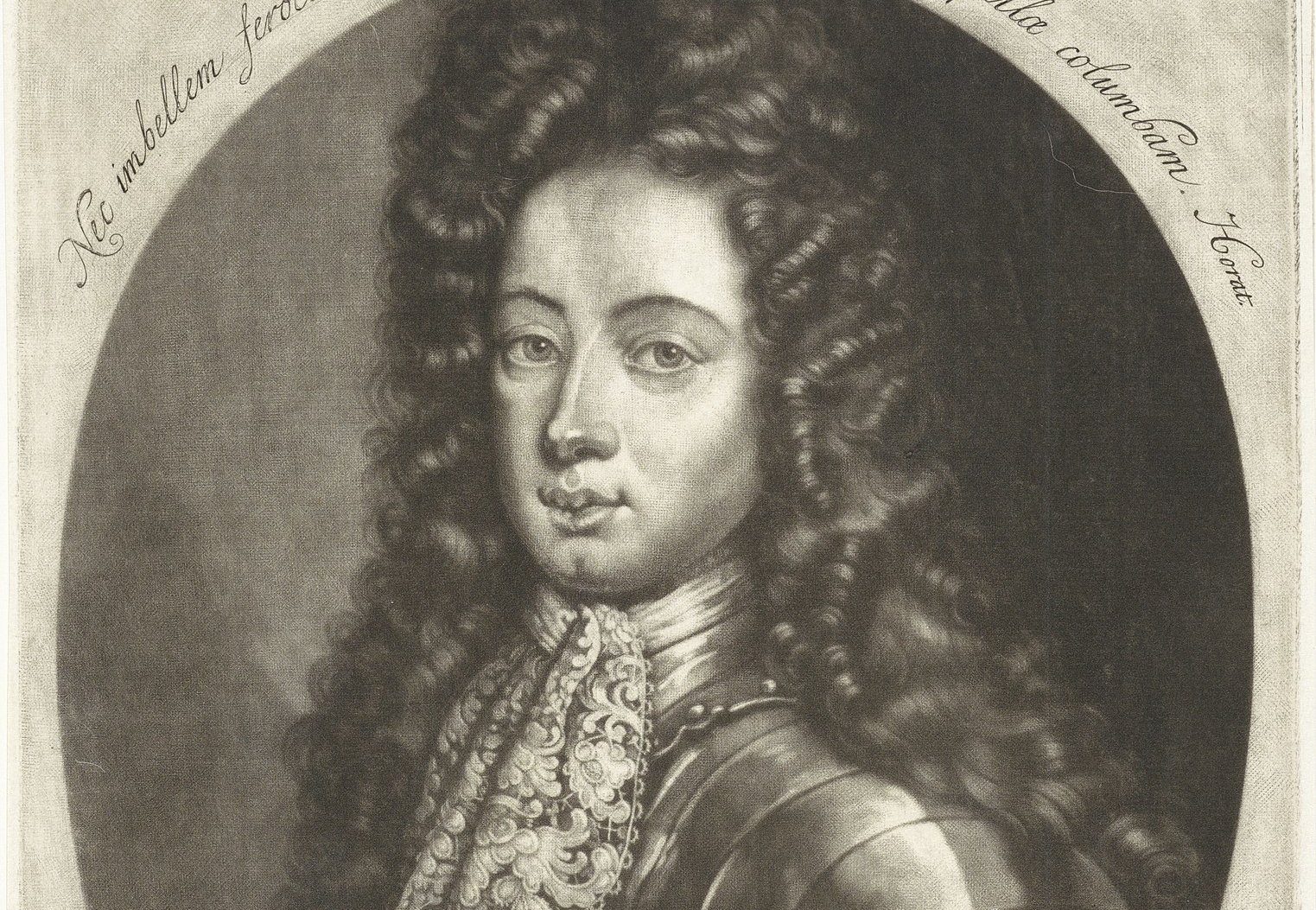 Engraving Portrait of Frederick I of Sweden
