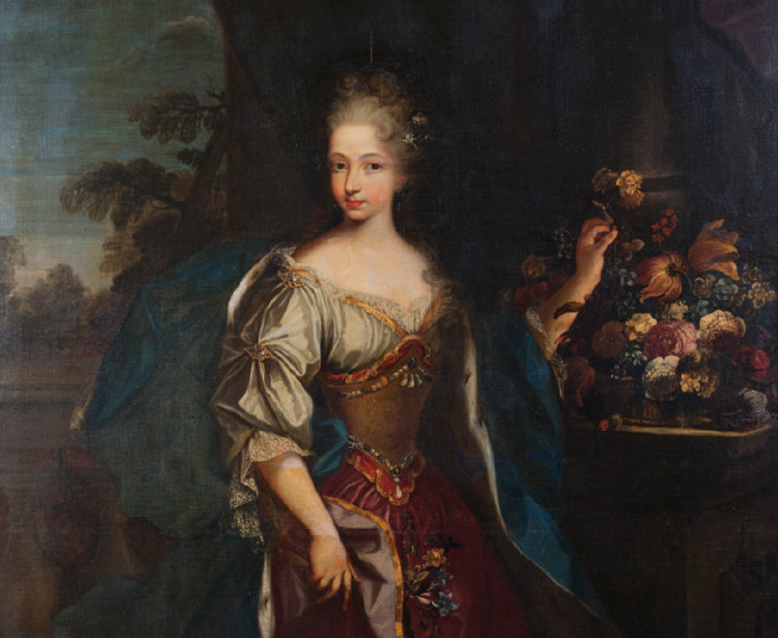 Portrait of Marie Françoise of Savoy  - 17th century