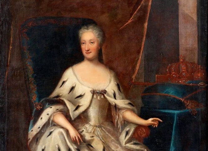 Portrait Painting of Ulrika Eleonora, Queen of Sweden