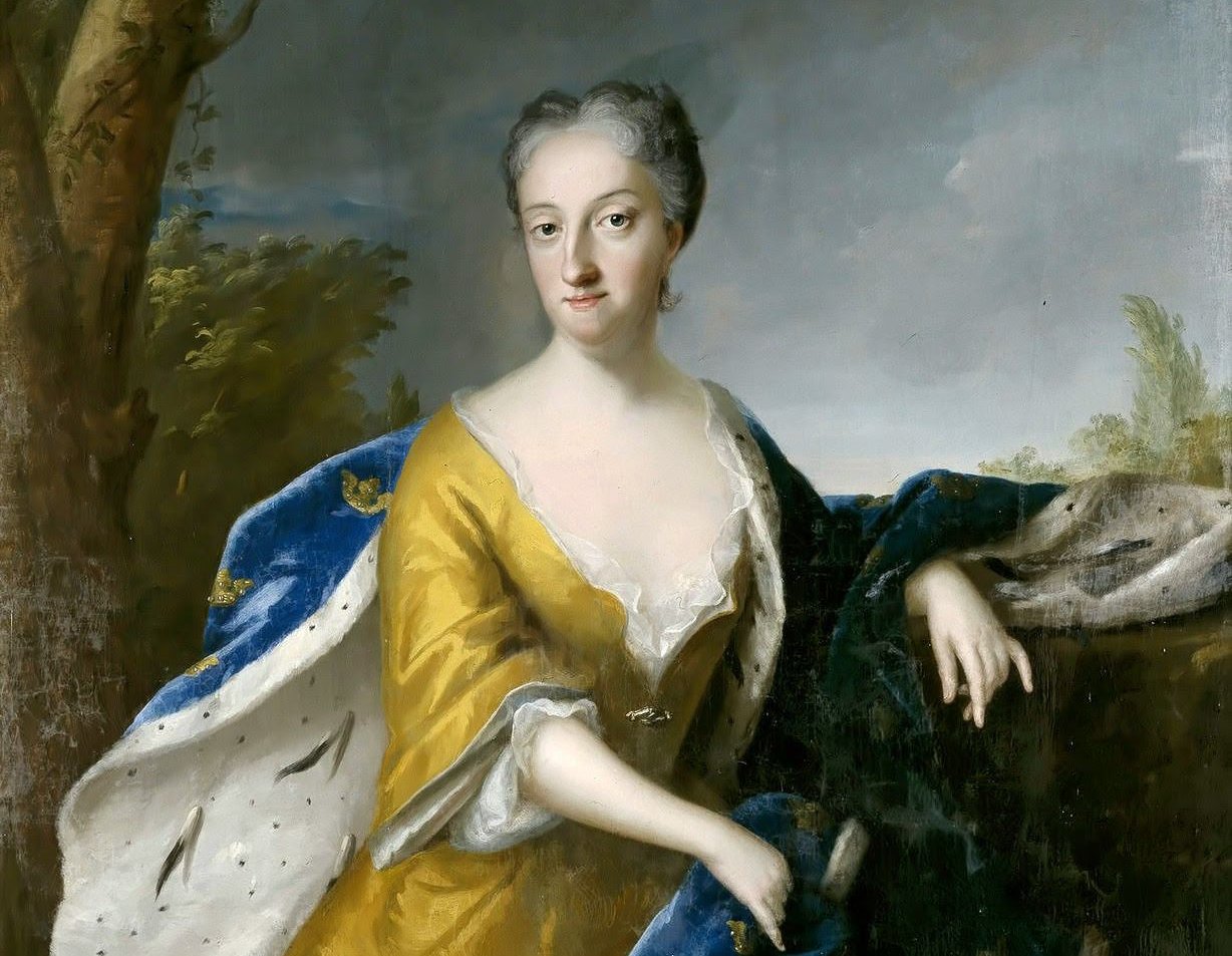 Portrait Painting of Ulrika Eleonora, Queen of Sweden (1688-1741)