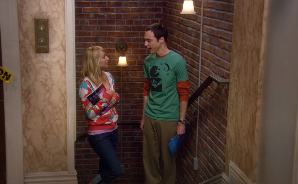 Penny and Sheldon