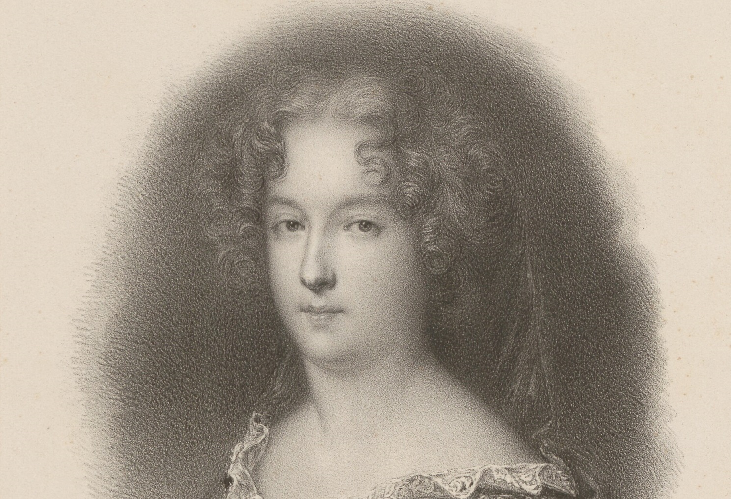 Portrait painting of Marie Angélique de Scorailles - 19th century