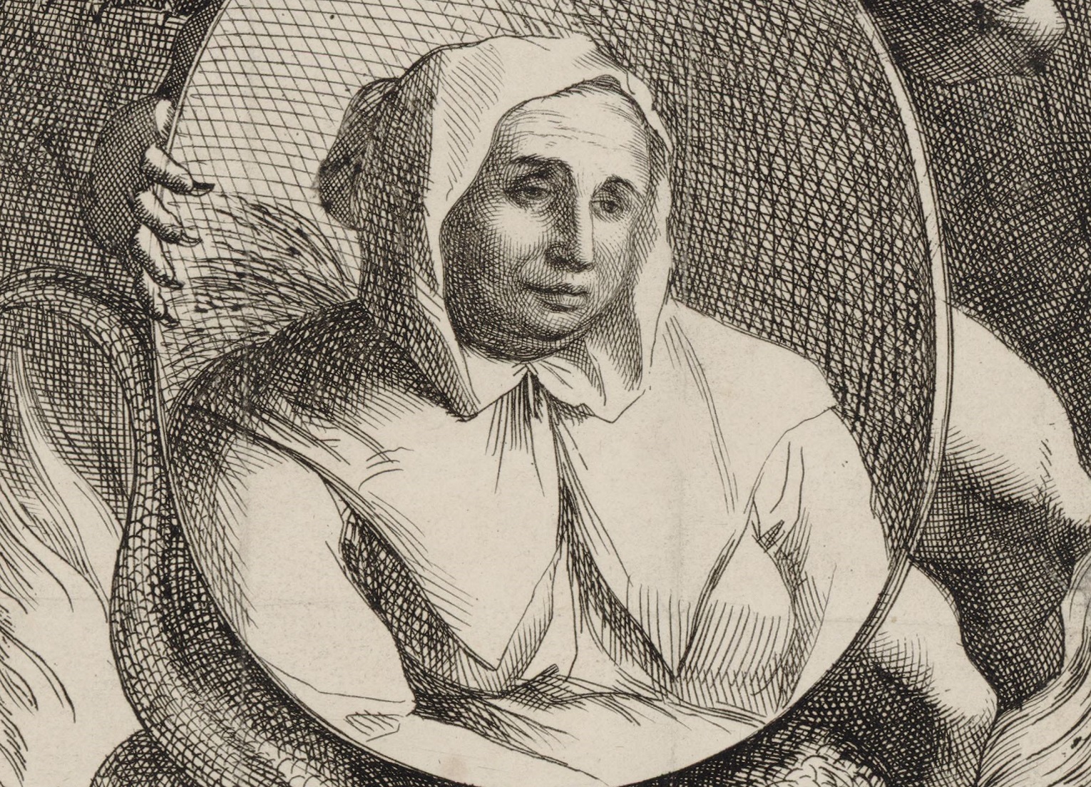 Portrait of Catherine Deshayes called La Voisin - from 1680 until 1682