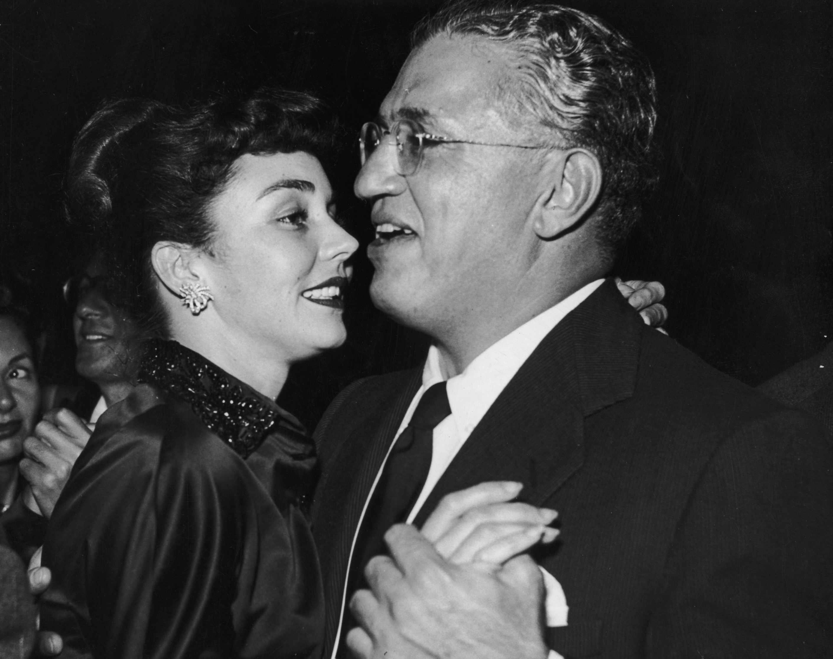 producer David O Selznick and actor Jennifer Jones