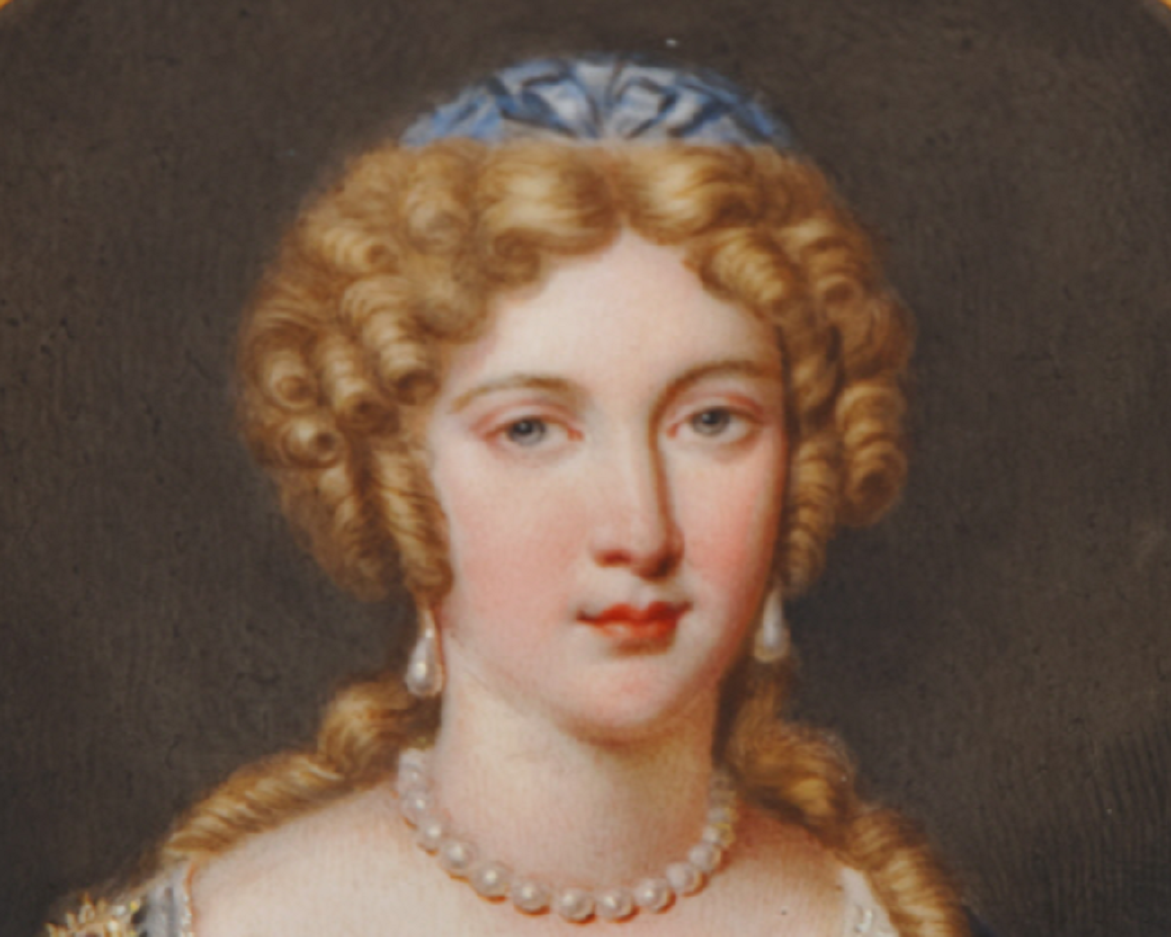 Portrait of Marie Angélique de Scorailles looking at front - 1811