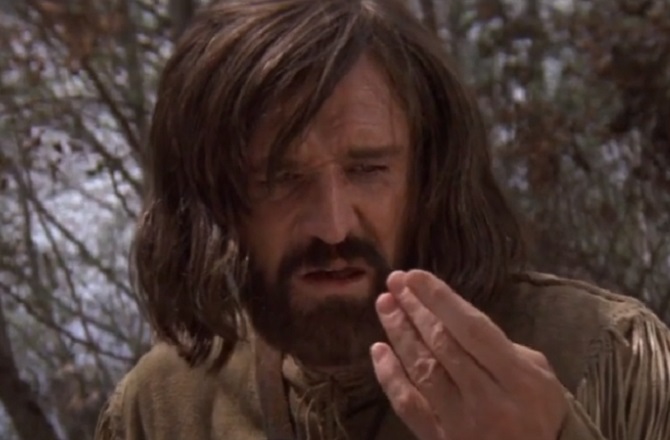 Screenshot from the movie Man in the Wilderness (1971)