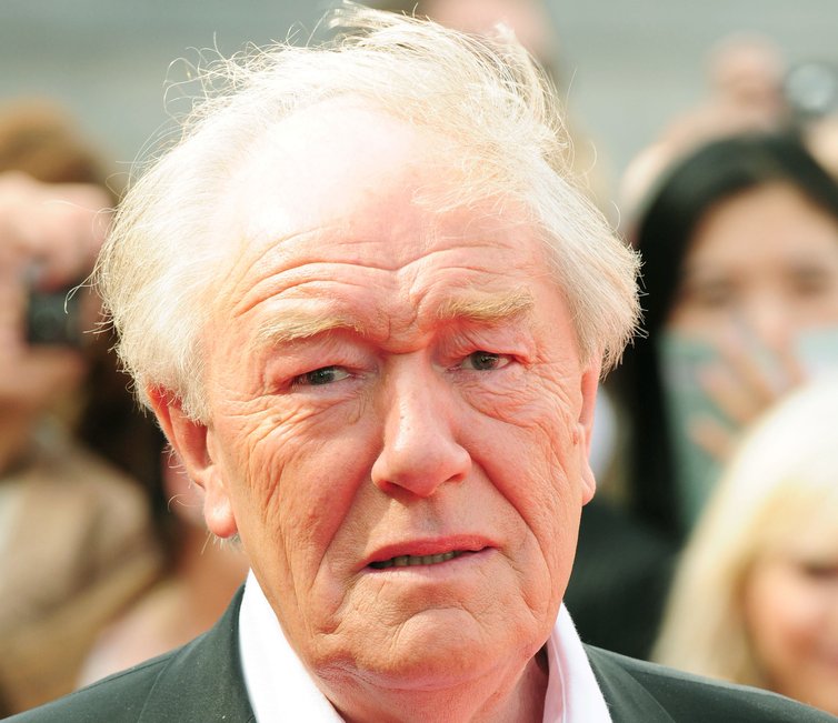 Michael Gambon arriving for premiere of the final Harry Potter film 